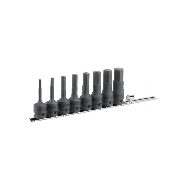 Jeu De 8 Douilles Impact Tournevis 1/2" 5-19 Mm FACOM - NSHM.J8 3 Jeu De 8 Douilles Impact Tournevis 1/2" 5-19 Mm FACOM - NSHM.J8