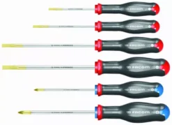 Jeu De 6 Tournevis Protwist Lame Ronde - FACOM - AND.J6PB