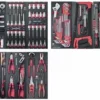 Assortiment D'outils Completo EVA 1/4"+ 3/8"+ 1/2" KRAFTWERK 273 Pièces - 105.524.000