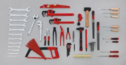 Composition 59 Outils Plombier Chauffagiste Climaticien SAM - CP59
