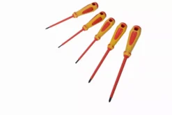 Jeu De 5 Tournevis Fente Et Pozidriv Isoles 1000v SAM - ZTBPZJ5 -Atelier Précision SAM06107 1