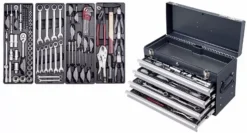 Boîte à Outils Basic-Line 1/4 +1/2" KRAFTWERK - 100 Pièces - 206.100.000