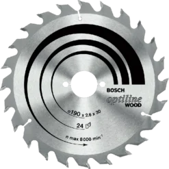 Lame Scie Circulaire Optiline Bois BOSCH 184 X 16 X 2.6 Mm - 2608641181