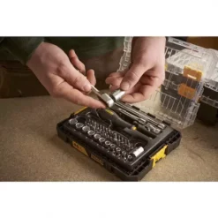 COFFRET DE DOUILLES STAKBOX M - ¼’’ STANLEY JEU DE 48 PCS - FATMAX - FMMT98101-0 -Atelier Précision fmmt98101 0 a4 1