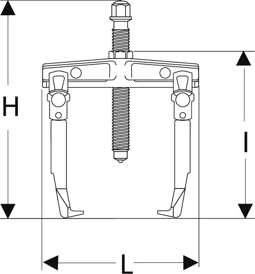 Extracteur 3 Griffes Grande Puissance 100-530 Mm FACOM - U.330 4 Extracteur 3 Griffes Grande Puissance 100-530 Mm FACOM - U.330 – Image 2